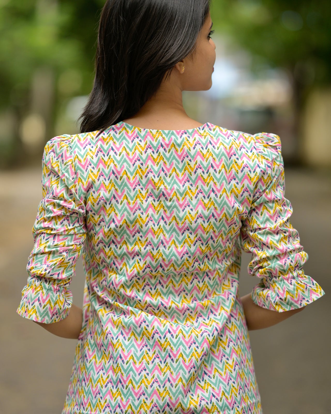 Aira - Vibrant Cotton Short Kurti