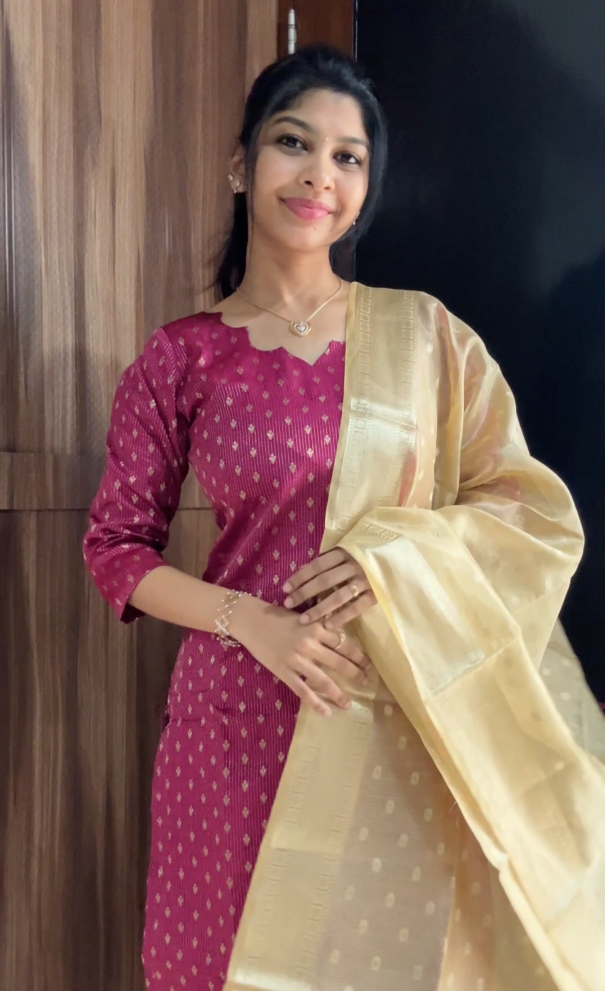 Sithara - Raw silk Salwar set