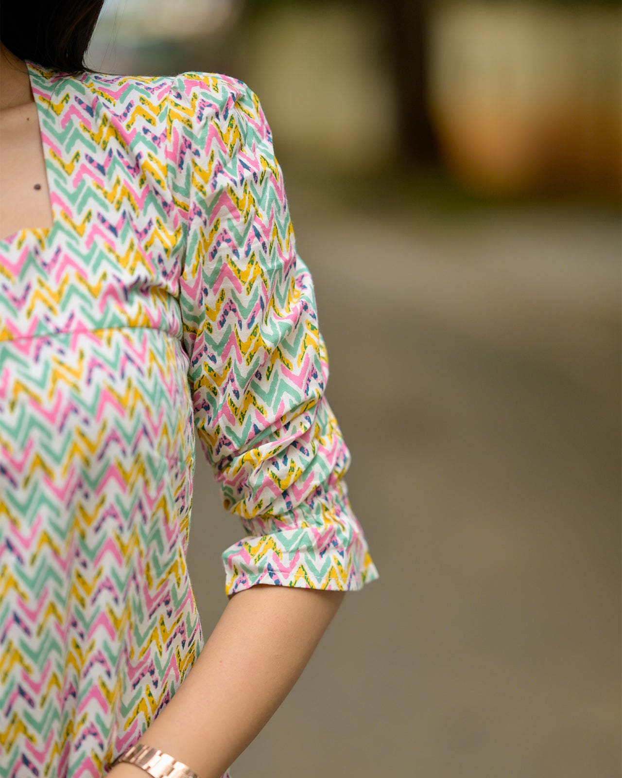 Aira - Vibrant Cotton Short Kurti