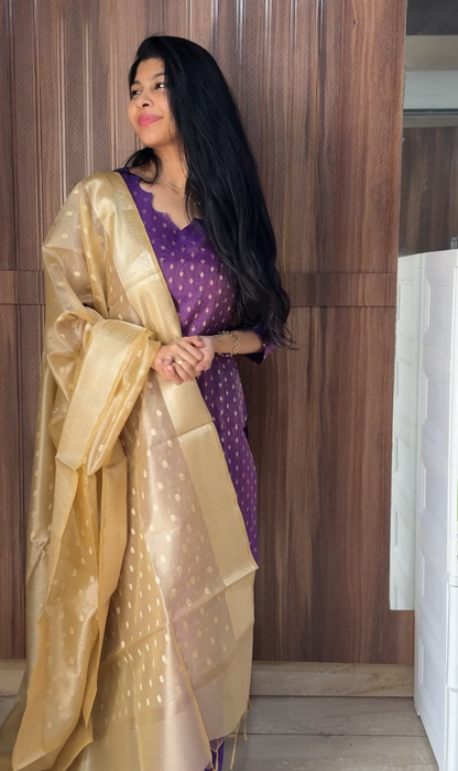 Sithara - Raw silk Salwar set