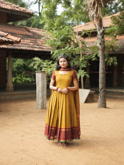 Mridula- Maroon border