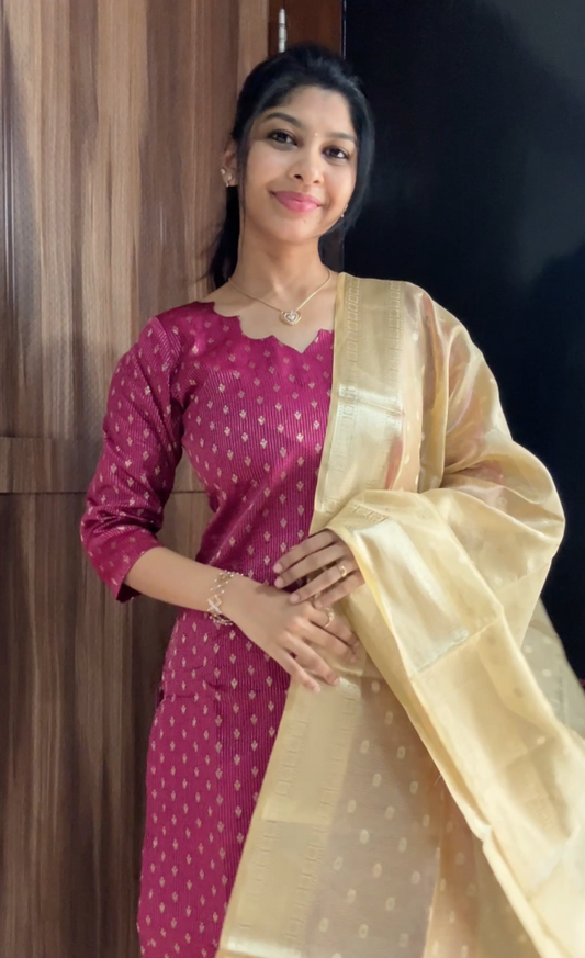 Sithara - Raw silk Salwar set